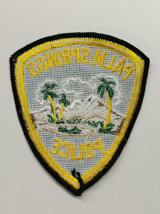 U.S. " Palm Springs Police  " shoulder patch,...