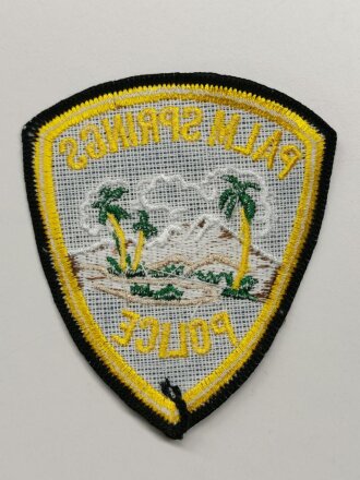 U.S. " Palm Springs Police  " shoulder patch,...