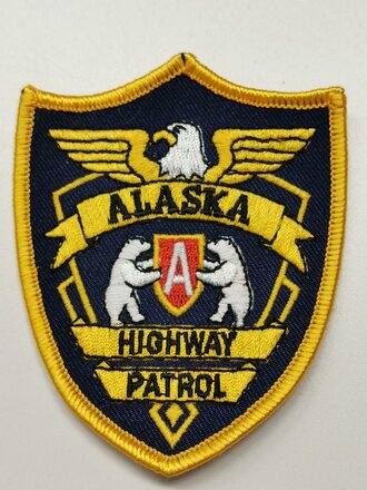 U.S. Alaska Highway Patrol shoulder patch, unused
