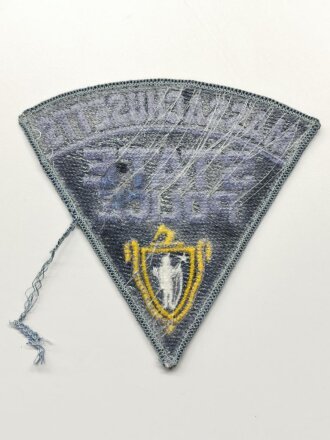 U.S. " Massachusetts State Police  " shoulder...