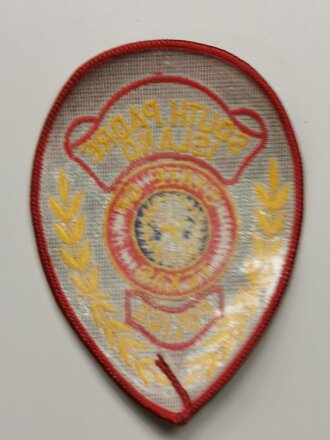 U.S. " Texas South Padre Island Police  " shoulder patch, unused