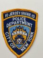 U.S. " Police department of New York, Jersey shore" shoulder patch, unused, you will receive 1 piece