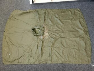 U.S. 1980 dated poncho, wet weather, Nylon. Used