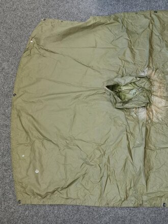 U.S. 1980 dated poncho, wet weather, Nylon. Used