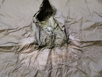 U.S. 1980 dated poncho, wet weather, Nylon. Used