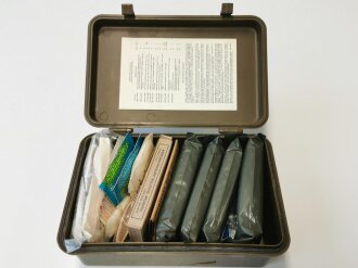 U.S. 1972 dated First aid kit with original content