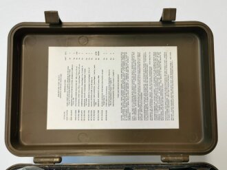 U.S. 1972 dated First aid kit with original content