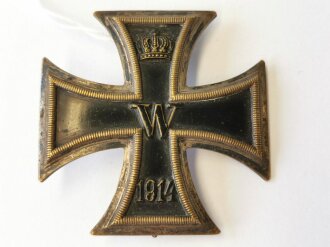 Eisernes Kreuz 1. Klasse 1914, nicht magnetisch, leicht gewölbt,