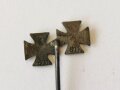 1.Weltkrieg, "800" Silber Miniatur Eisernes Kreuz 1. und 2. Klasse 1914 in 9mm