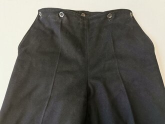 Kriegsmarine, dunkelblaue Hose für Mannschaften in...