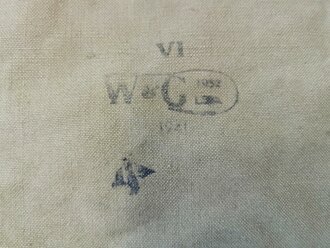 Frankreich, Tasche für eine Gasmaske datiert 1941