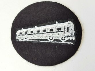 DDR Bahn, Ärmelabzeichen weiss auf schwarz, 1...