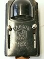 Taschenlampe DAIMON, schwarzer Originallack. Funktion nicht geprüft