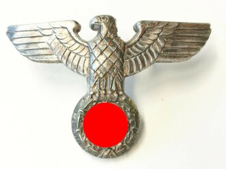 NSDAP, Mützenadler für Führer, Aluminium, Lagerspuren
