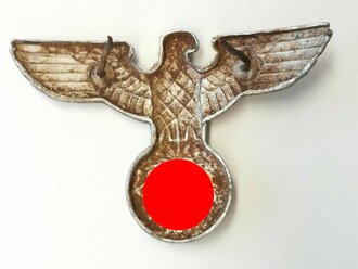 NSDAP, Mützenadler für Führer, Aluminium, Lagerspuren