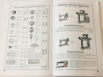"Posamenten und Bedarfsartikel für die Herrenschneiderei" DIN A4, 52 Seiten
