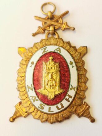 Tschechoslowakei, Orden  Charles IV, 3 Klasse , Type II...