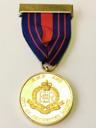 Großbritannien ,RMP [Royal Military Police] and City of Chichester March Medal, 39 mm , dated 1984