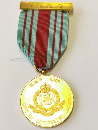 Großbritannien ,RMP [Royal Military Police] and City of Chichester March Medal, 39 mm , dated 1989