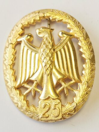 Bundeswehr Leistungsabzeichen in gold "25"