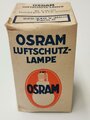 " Osram Luftschutzlampe " mit Anweisung in der originalen Umverpackung. Funktion nicht geprüft