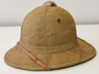 Italien 2. Weltkrieg, Tropenhelm Modell 1940, Kopfgrösse 55/56, ungetragenes Stück mit Lagerspuren