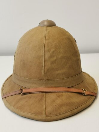 Italien 2. Weltkrieg, Tropenhelm Modell 1940, Kopfgrösse 55/56, ungetragenes Stück mit Lagerspuren