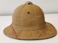 Italien 2. Weltkrieg, Tropenhelm Modell 1940, Kopfgrösse 55/56, ungetragenes Stück mit Lagerspuren