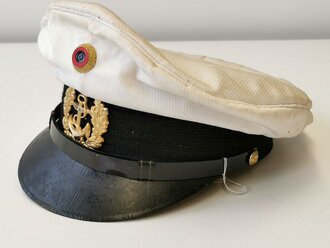 Bundesmarine, Schirmmütze datiert 1974, Kopfgrösse 58, ungereinigtes Stück