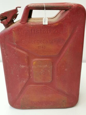 20 Liter Kraftstoff Kanister Wehrmacht datiert 1943....