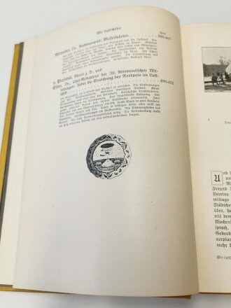 "Wir Luftschiffer" - Die Entwicklung der modernen Luftschifftechnik in Einzeldarstellung, datiert 1909, 433 Seiten, DIN A5