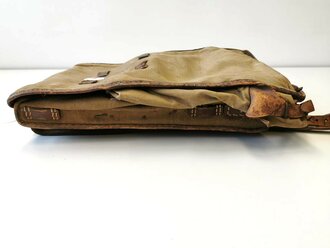 1, Weltkrieg Tornister benutzt für Sanitätszwecke. getragenes Stück, datiert 1915