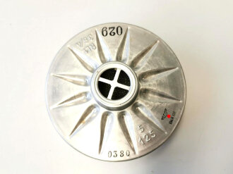 Volksgasmaske 37 für Männer mit Gebrauchsanweisung im Umkarton mit Kontrollschein