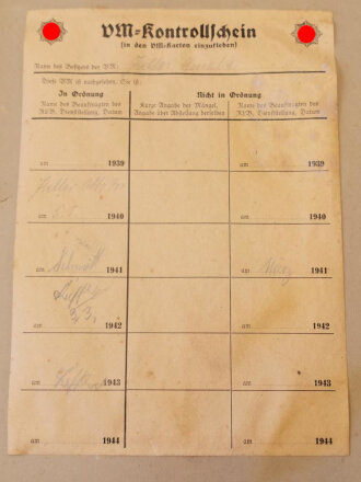 Volksgasmaske 37 für Männer mit Gebrauchsanweisung im Umkarton mit Kontrollschein