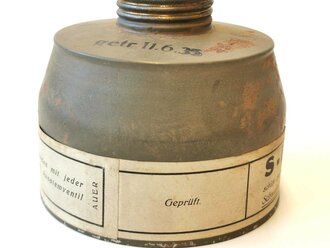 "S-Filter für den zivilen Luftschutz" Hersteller Auer, mit Reichswehr Waffenamt von 1935