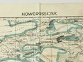 Truppenkarte vom 24.1.43 " Noworossijsk"