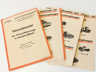 Panzer Erkennungstafel 1 Stand 1.2.1943, leider zerlegt