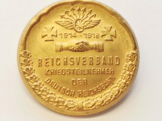 Reichsbahn, Metallabzeichen, Kriegsteilnehmer der Deutschen Reichsbahn 1914-1918