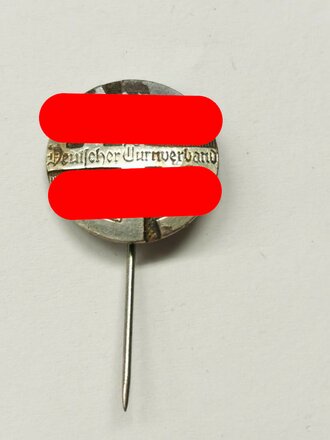 Deutscher Turnverband in der Tschechoslowakei, Mitgliedsabzeichen 16mm, silber