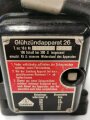 Glühzündapparat 26 in Tasche, optisch einwandfreier Zustand, dreht