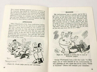 U.S. 1949 dated Pamphlet 21-41 " Personal Conduct for the soldier"  90 pages, used, good