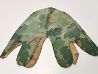 U.S. "Mitchell pattern" helmet cover, well used