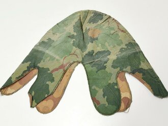 U.S. "Mitchell pattern" helmet cover, well used