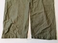 U.S. 1977 Contract Trousers utility cotton sateen OG-107, size 36 x 31