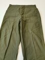 U.S. 1977 Contract Trousers utility cotton sateen OG-107, size 36 x 31