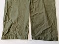 U.S. 1977 Contract Trousers utility cotton sateen OG-107, size 36 x 31