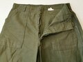 U.S. 1977 Contract Trousers utility cotton sateen OG-107, size 36 x 31