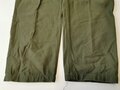 U.S. 1977 Contract Trousers utility cotton sateen OG-107, size 36 x 31