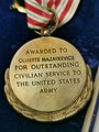 U.S. Army Outstanding Civilian Service Award to "Olgerts Mazarkevics" Cased