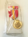 Medal set, National Defense Service, Regular size. Dated 92, Unused, cardboard box defect,1 piece